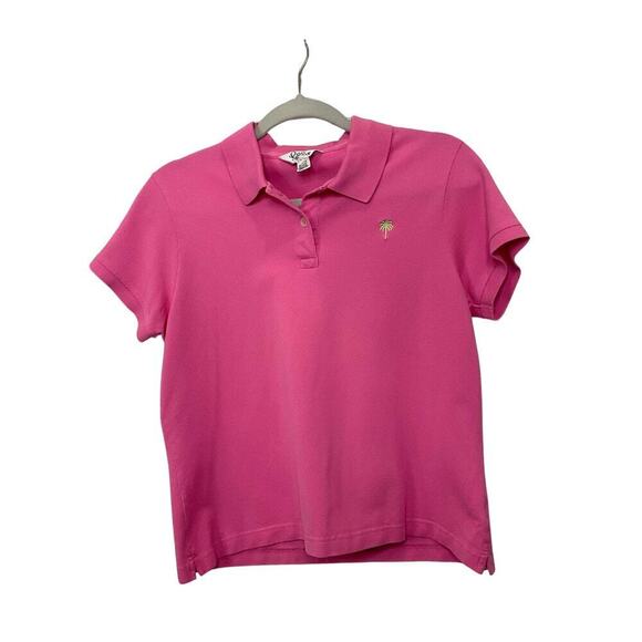 Lilly Pulitzer Girls Pink Polo‎ Shirt - Picture 1 of 4